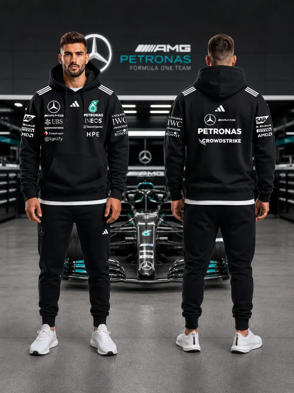 Polera Escudería Mercedes