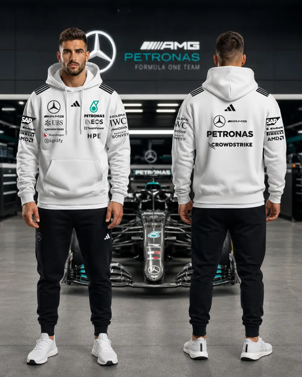 Polera Escudería Mercedes