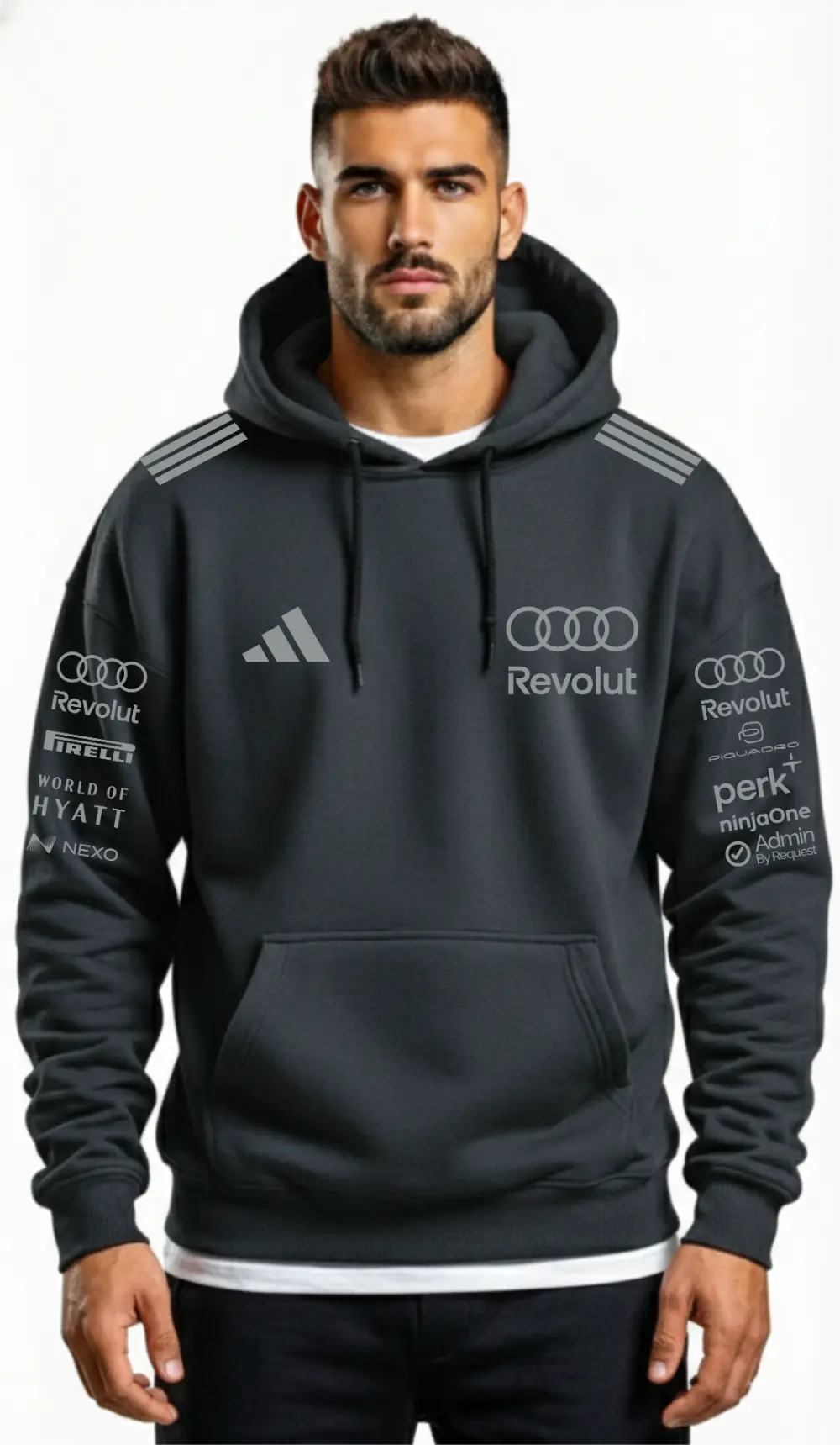 Hoodie Audi Quattro Grid