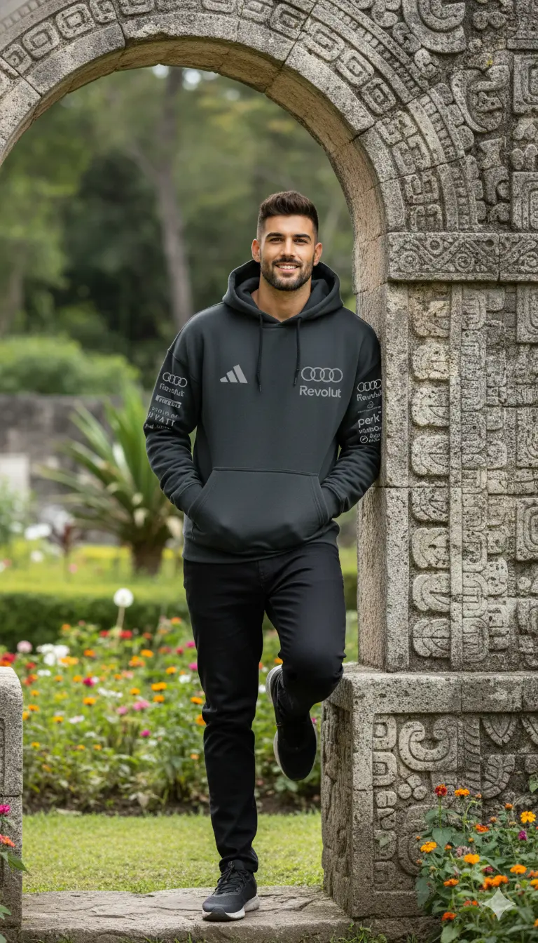 Hoodie Audi Quattro Grid